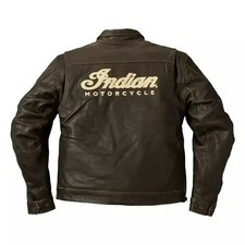 Mens Indian Motorcycle Jacket Removable Linin...