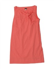J. CREW Womens Sleeveless A-Line Dress US 10 Large Pink Cotton BL18