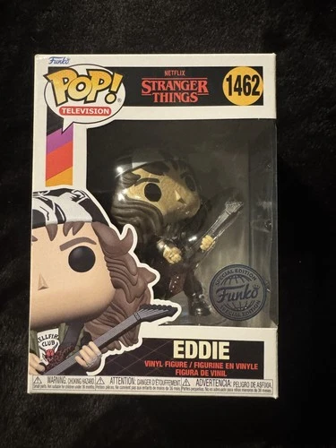 Funko Pop! Vinyl Stranger Things Eddie Special Edition Figure #1462