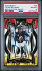 2024 PANINI SELECT RED & YELLOW SHOCK #25 CALEB WILLIAMS ROOKIE RC PSA 8