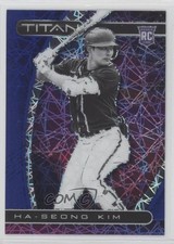 2021 Panini Chronicles Titan Blue Velocity Prizm Ha-Seong Kim #4 0c2