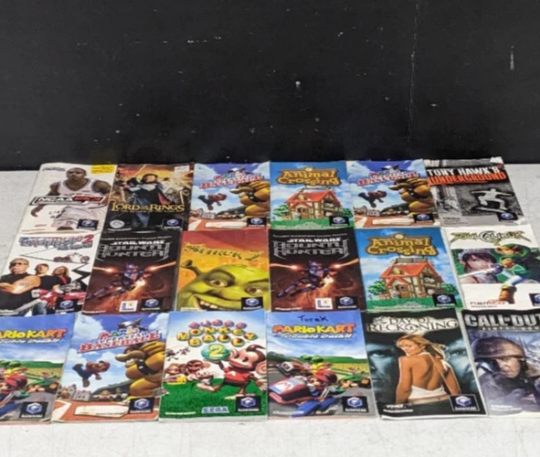 Nintendo Gamecube Game Instructions Manual Booklet - Pick & Choose ...