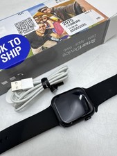 APPLE WATCH SERIES 9 GPS  LTE 45MM MIDNIGHT ALUMINUM CASE BLACK BAND - BLACK