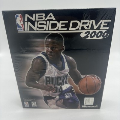 NBA Inside Drive 2000 (PC, 1999) Big Box - New Sealed.
