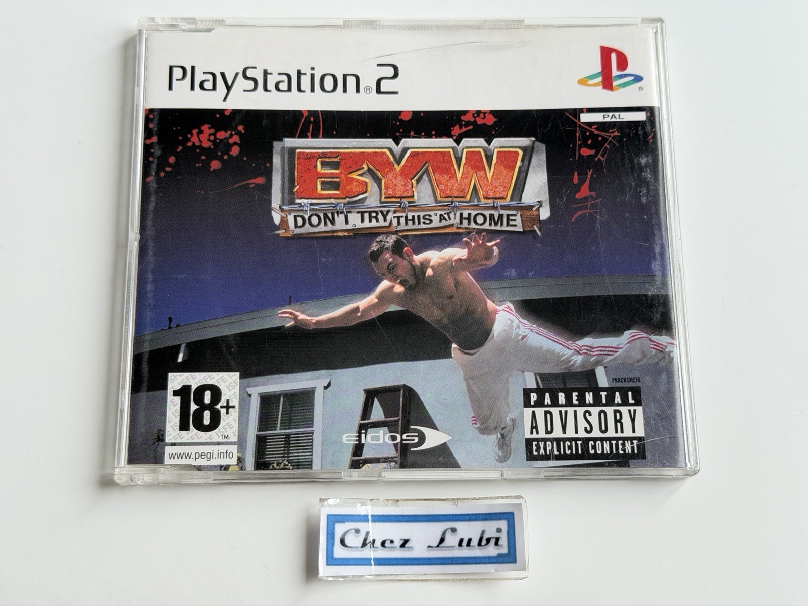 BYW Backyard Wrestling Don’t Try This At Home - Promo Press - PS2 - PAL - Eidos