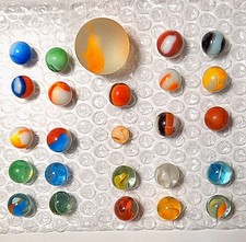 Vintage Marbles Mixed Lot of 25  44 