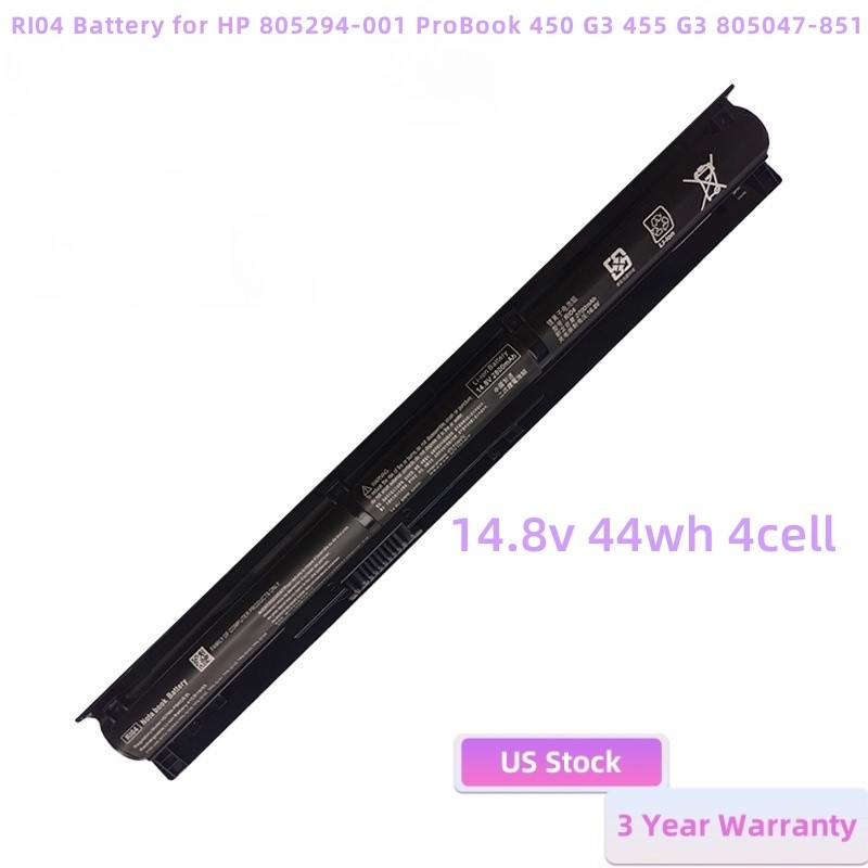 RI04 Battery for HP 805294-001 ProBook 450 G3 455 G3 805047-851 HSTNN-PB6Q R104