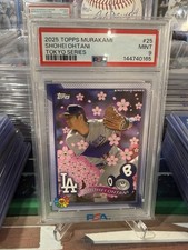 2025 Topps World Tour Tokyo Series Takashi Murakami Shohei Ohtani #25 PSA 9 RARE