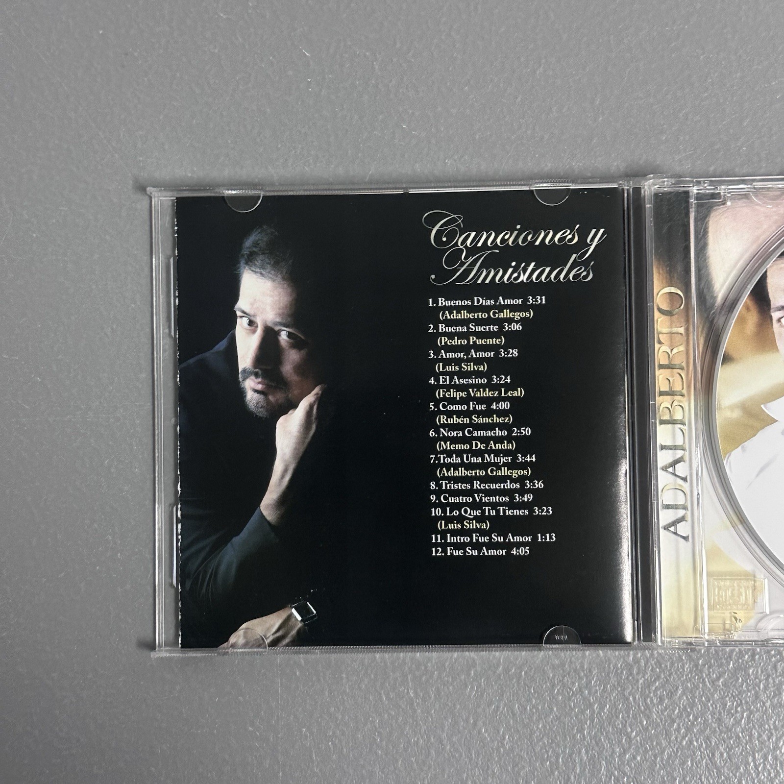 Adalberto - Cd - Canciones y Amistades - Latin Tejano Chicano Tex Mex Rare