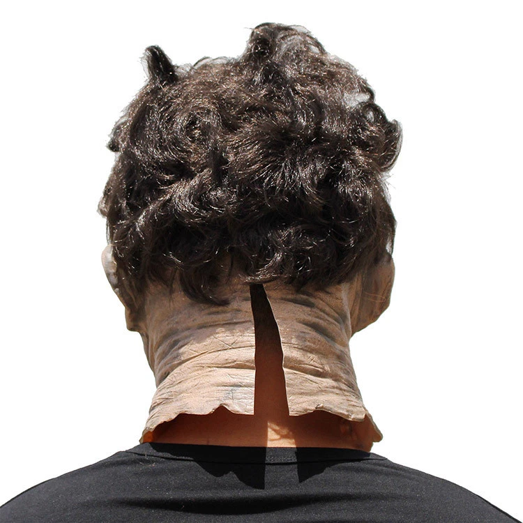 Texas Chainsaw Massacre Mask Halloween Leatherface Costume Horror Movie - Image 4 of 4