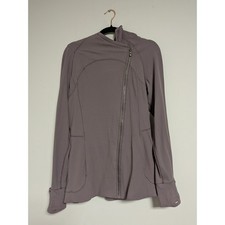 LULULEMON Women's 12 Every Journey Hoodie II Iced Iris FullAsymmetrical Zip Hood
