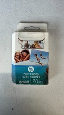 HP Sprocket 2"x3" Premium Zink Sticky Back Photo Paper 20 sheets
