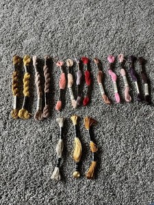 Mixed lot Anchor / Marlitt Embroidery thread floss - Mouline, Perla, Viscose