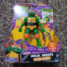 Playmates Toys Teenage Mutant Ninja Turtles  Mutant Mayhem Michelangelo Shouts