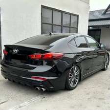 4 Pcs Red Len Fits Hyundai Elantra Sedan 2017-2018 W Dynamic Led Tail Light Kit