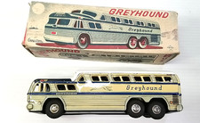 CRAGSTAN TIN LITHO FRICTION NO. 1910 GREYHOUND SCENICRUISER BUS box 190