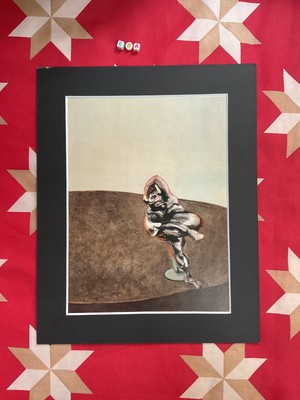 FRANCIS BACON , KUNSTDRUCK Retro Vintage 60er Jahre. HOCHWERTIG, montiert