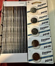 100 NEW ENERGIZER CR2016 CR ECR 2016 3v LITHIUM Batterys with Tracking