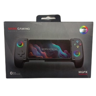 MARSGAMING MGPX Bluetooth 5.0 Gamepad RGB Neon Dual Vibration Video Gaming