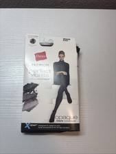Hanes Premium Perfect Tights Medium Black NEW