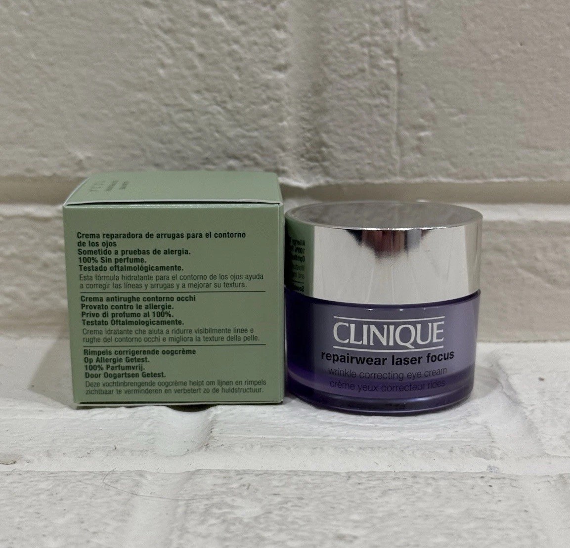 Clinique Repairwear Laser Focus Wrinkle Correcting Eye Cream 1.0 oz/30 ml, NWB