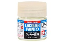 Tamiya Lacquer LP-23 Flat Clear Paint Jar 82123