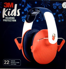 NEW 3M EARMUFFS Kid Child Toddler Hearing Protection Noise Reduction PKIDSB-RED