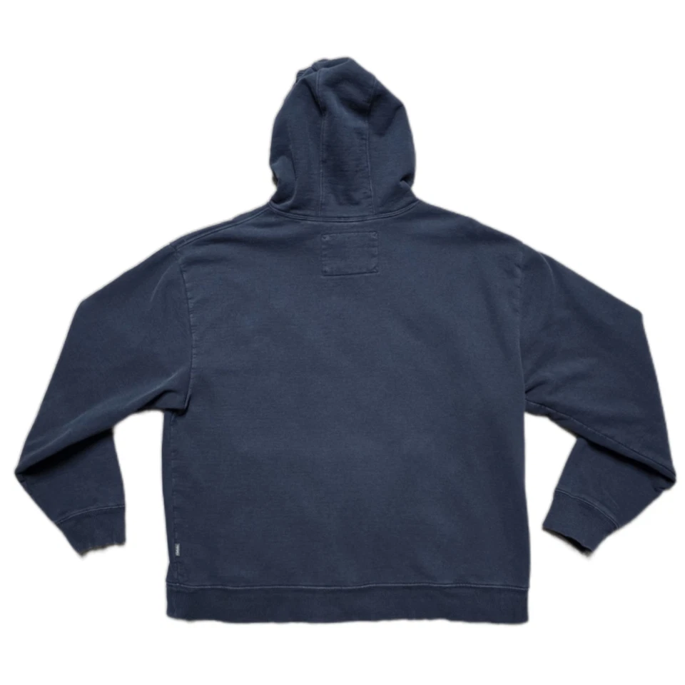 VTG Cabela's Worlds Foremost Outfitter Hoodie Mens XL Blue Camo Hood Pullover - Image 2 of 4