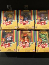 Rainbow Brite Doll 40th Anniversary Series 2 Cheebee Figures Set Of 6 Dolls