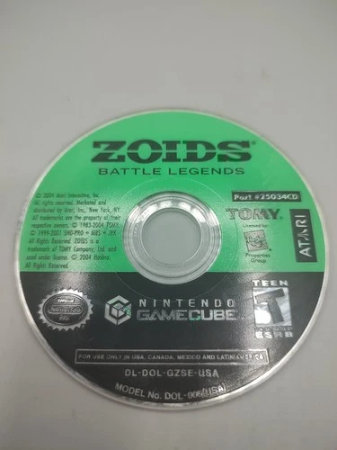 Zoids Battle Legends, Nintendo GameCube - Disc Only. TESTED AND WORKS