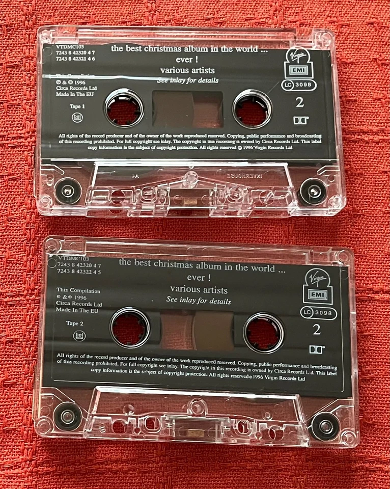 VARIOUS - DOUBLE CASSETTE TAPE - THE BEST CHRISTMAS ALBUM IN THE WORLD...EVER! - Image 3 of 4