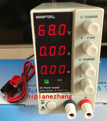 Adjustable Mini DC Power Supply Output 0-120V 0-3A 360W Power 3-Window Display *