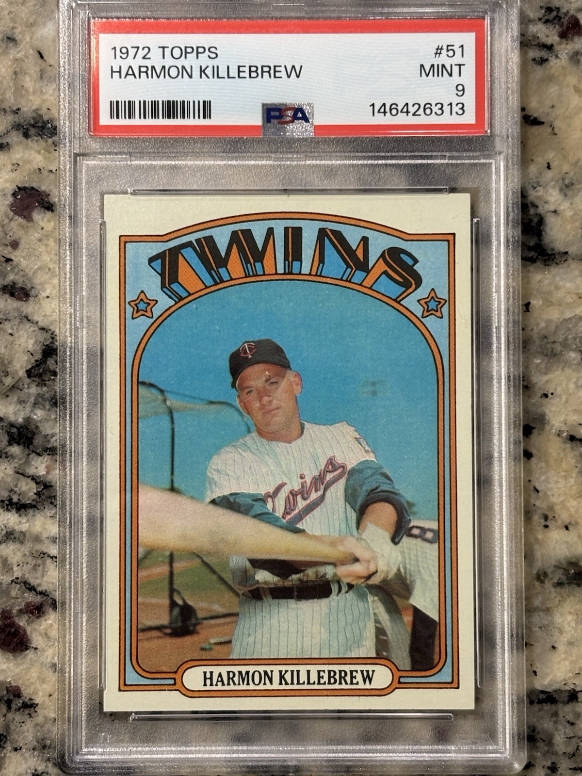 1972 Topps #51 Harmon Killebrew PSA 9 🔥 🔥