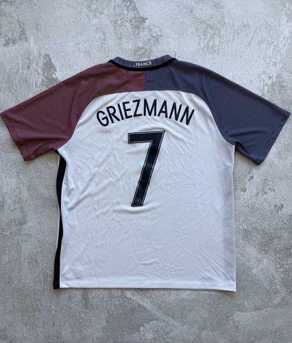 FRANCE 2016 2017 AWAY #7 Griezmann SOCCER JERSEY NIKE 724614-100 sz XL