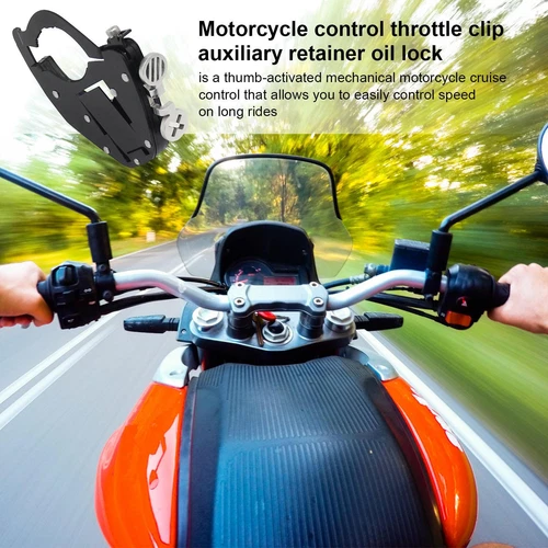 Universal Motorcycle Cruise Control Throttle Lock Assist Top Assist Kit - Bild 11 von 13