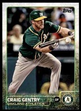 2015 Topps Series 1 Craig Gentry #183 Oakland Athletics