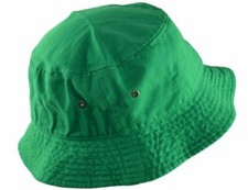 Newhattan Cotton Bucket Hat Kelly Green