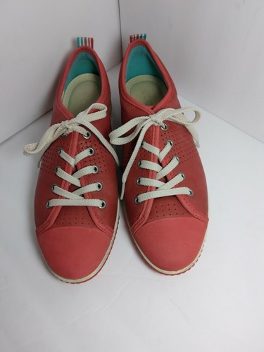 ecco red trainers