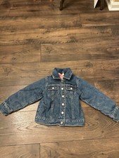 Vintage Oshkosh Girls Toddler Jean Jacket Size 5