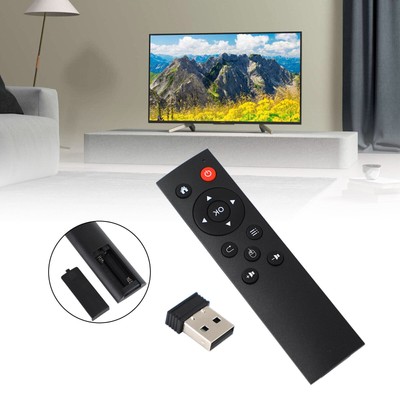 2.4G USB Mini Remote Fernbedienung Wireless Controller für Smart TV Box PC neu