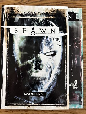 Spawn Book 1 Book 2 Image Comics TPB Lot of 2  1997 1st Print Todd McFarlane VF