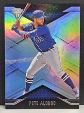 2021 Panini Chronicles Titanium Baseball Pete Alonso #3 Refractor- New York Mets