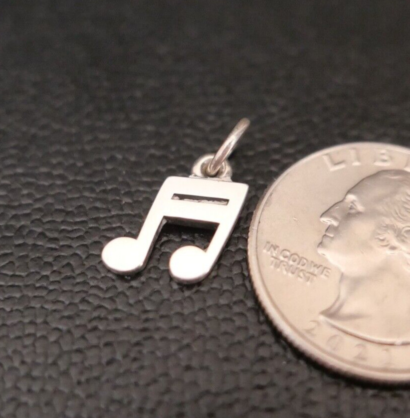 James Avery sterling music note charm Gem
