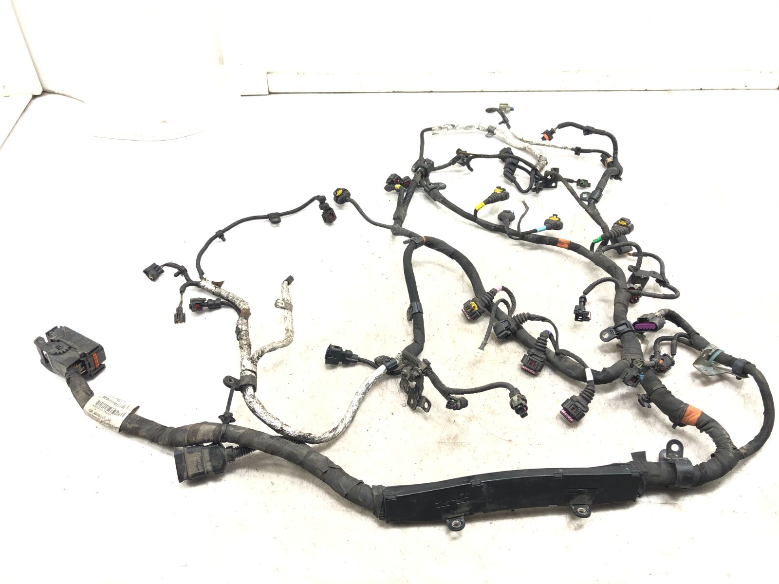2014-2019 MASERATI GHIBLI 3.0L V6 ENGINE WIRING HARNESS OEM #DAMAGED.