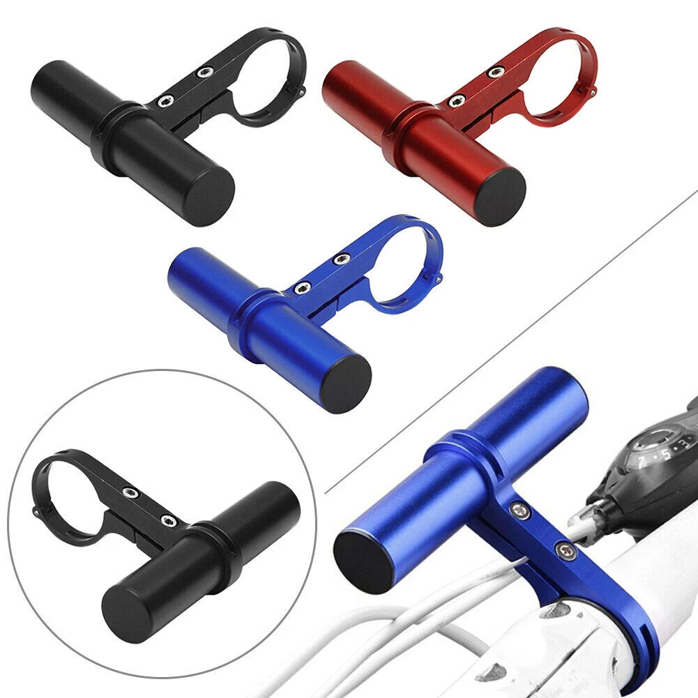 MTB Bicycle Cycling Lamp Bracket Holder Bike Extender Handle Bar Mount Extension