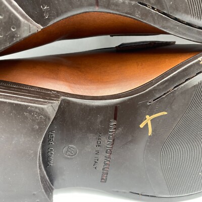 Antonio Maurizi  Penny Loafers Mens US 9 EU 42 Brown Slip On Classiccore NWOB Antonio Maurizi Penny Loafers Mens US 9 EU 42 Brown Slip On  main image 3