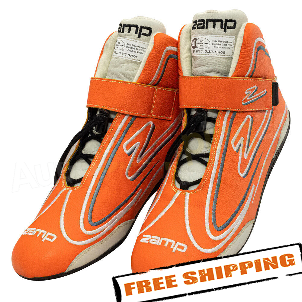 ZAMP RS003C0813 Size 13 Neon Orange ZR-50 Mid-Top Driving Shoes | eBay