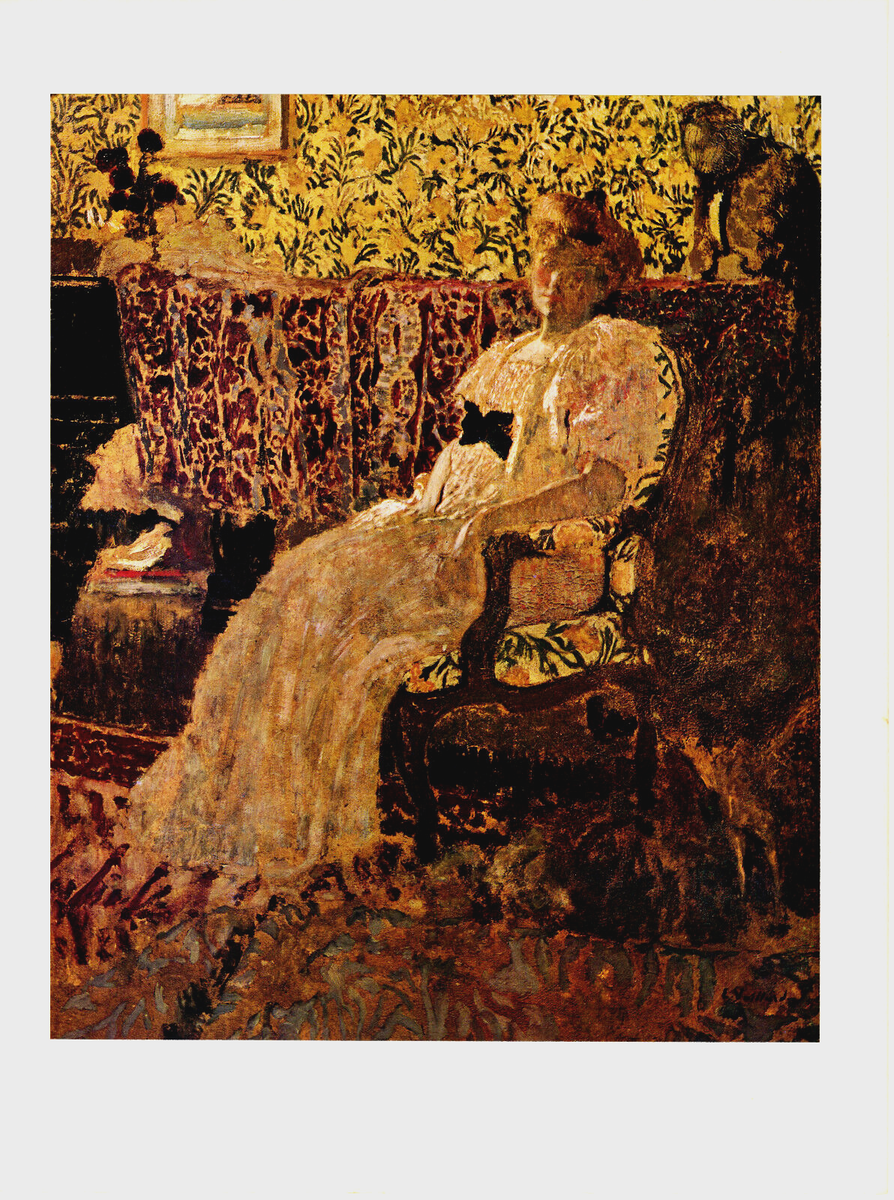 1968 Vintage Print Plate Edouard Vuillard Painting Misia and