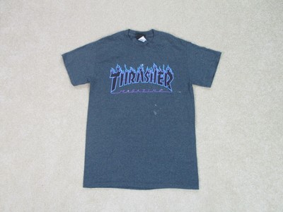 Thrasher Shirt Adult Small Gray Purple 