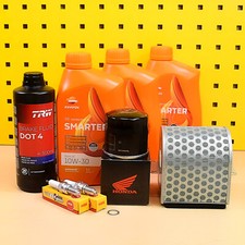 Kit Cambio Olio Honda CB / CBR 500 Filtro Olio Originale Repsol Filtro Aria Candele